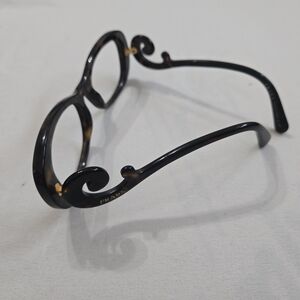 Prada Black Tortoiseshell Swirl Glasses